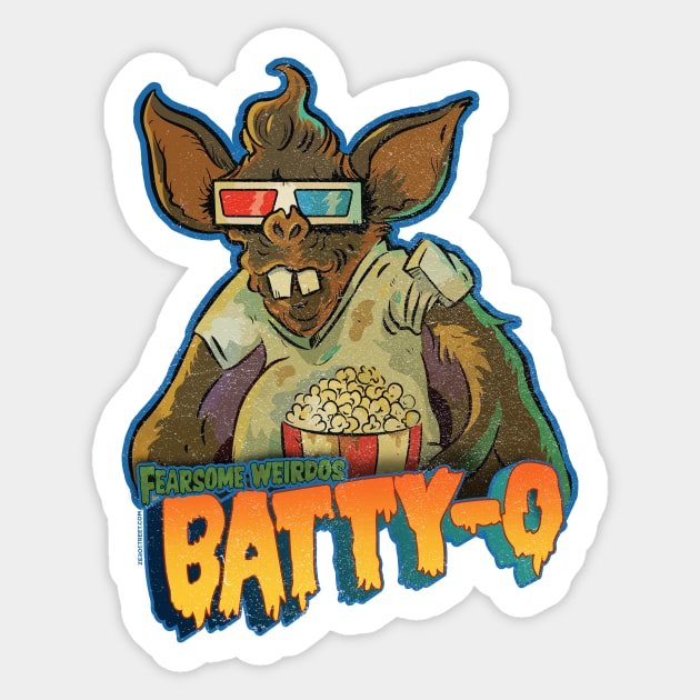 Batty-O Sticker by zerostreet